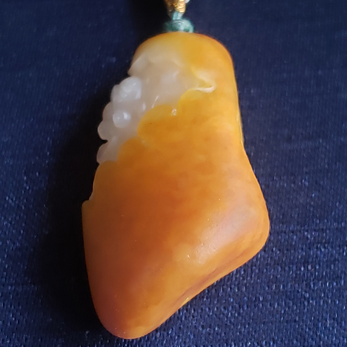 無(wú)錫和田玉金玉滿(mǎn)堂吊墜